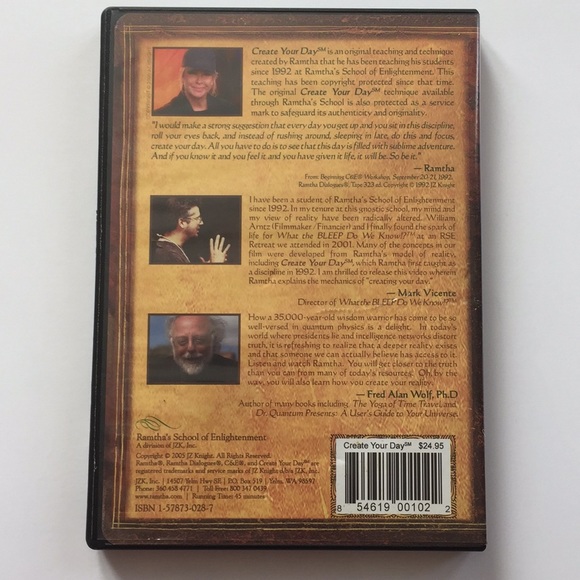 DVD - Create Your Day with Ramtha - Picture 2 of 3